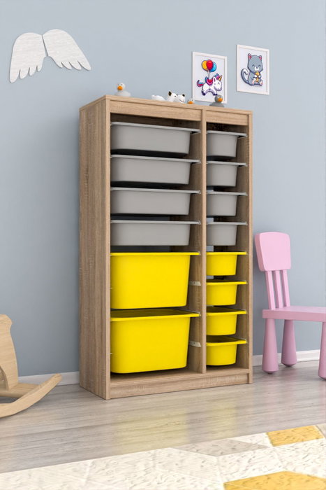 Hanah Home Montana Xs 2D4N8U - Gris Sonomo y Amarillo Hanah Home Montana Xs 2D4N8U - Gris Sonomo y Amarillo